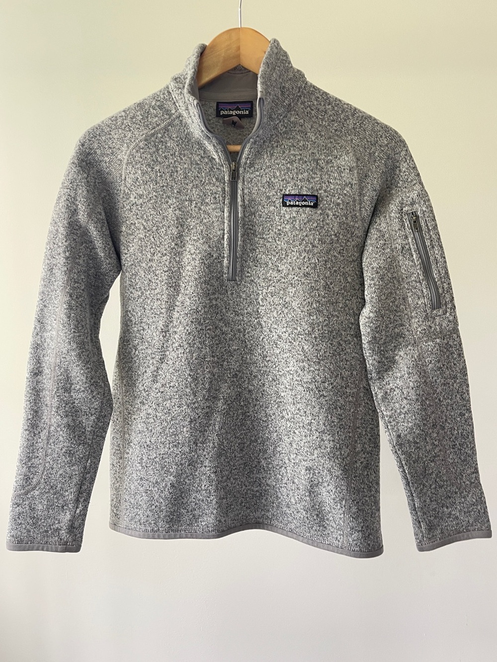 Patagonia Better Sweater 1/4 Zip Gray Size M